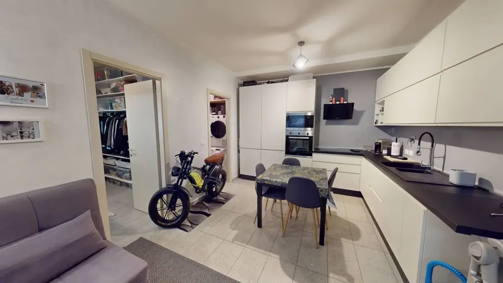 Cuisine - Ground Floor Flat with Air Conditioning in Torino Centre