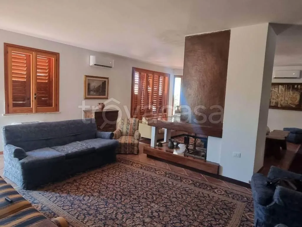 Living Room - Elegant Villa with Private Garden in Marsala
