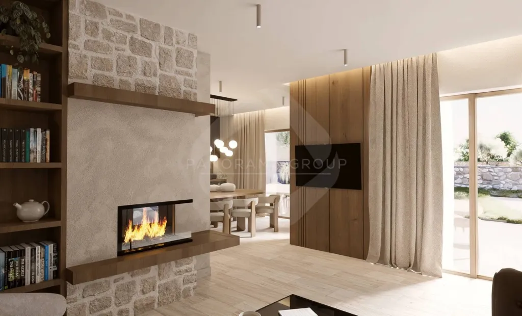 Séjour - Rustic Villa with Pool in Malinska-Dubašnica
