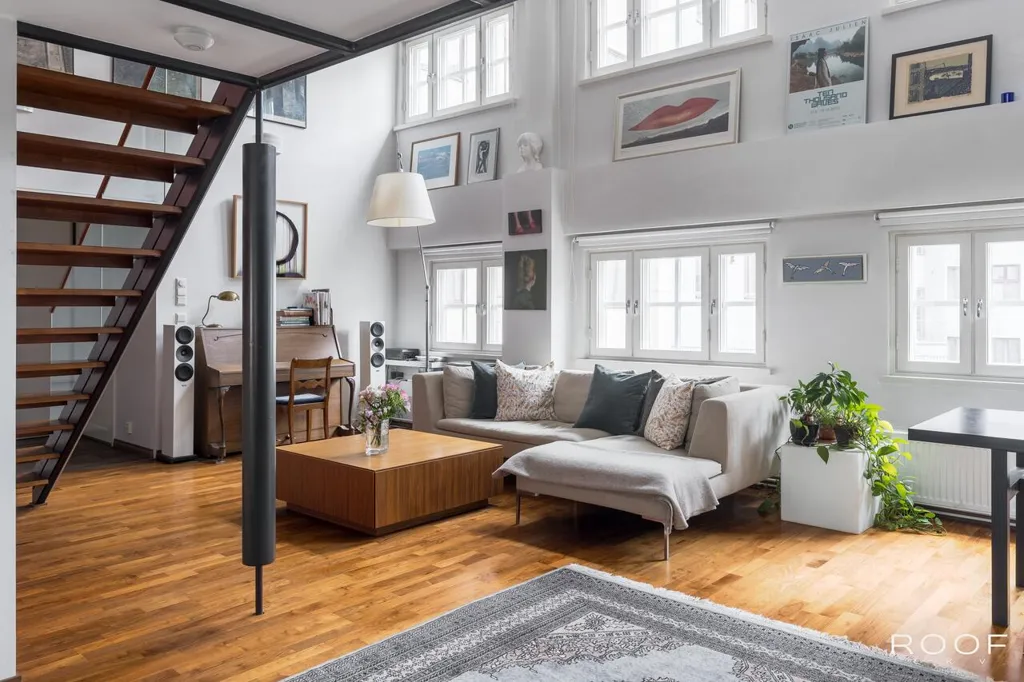 Elutuba - Architect-Designed Loft with Sauna in Töölö