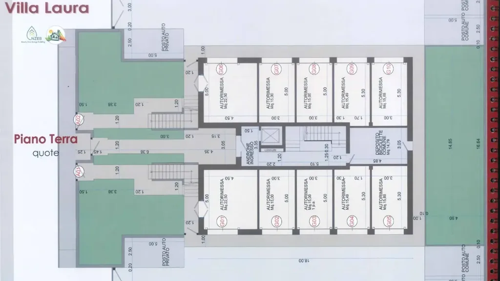 Floor Plan - Modern Villa Apartment with Terrace in Maranello