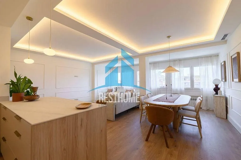 Söögituba - Apartment with Garden and Balcony in Ayora