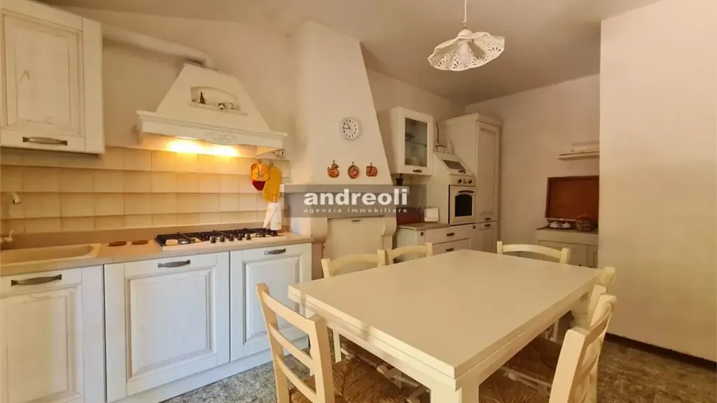 Köök - Cielo Terra with Panoramic Terrace in San Marcello