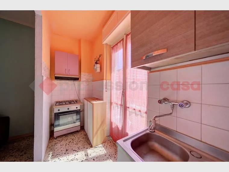 Köök - Twin-Storey Apartment with Balcony in Turin