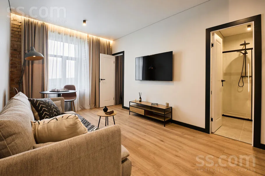 Séjour - Two-Bedroom Flat in Jugendstil Building, Riga Centre