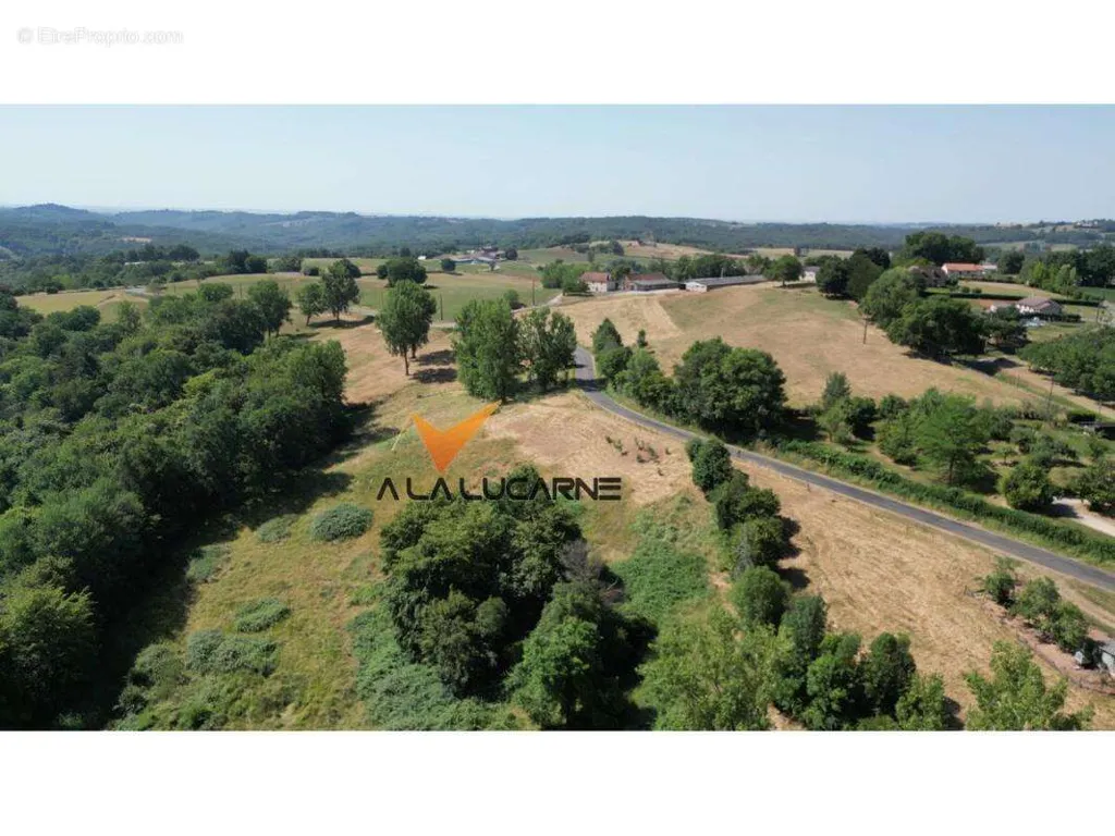 Vista aerea - 4.3 Hectare Land with Constructible Area in Badefols-d'Ans