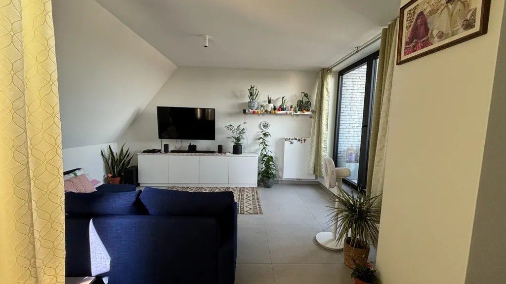 Living Room - Apartment with Two Terraces in Kuurne