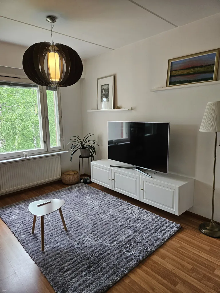 Séjour - Furnished Flat with Balcony in Oulu