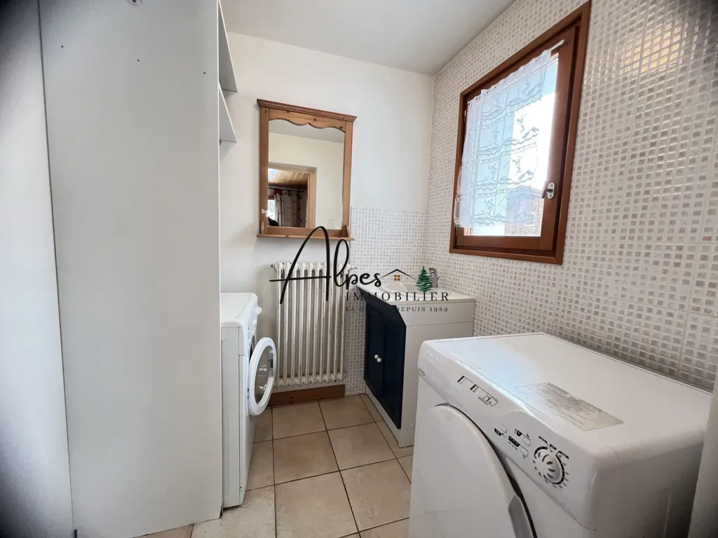 Buanderie - Chalet Rénové avec Vue Panoramique à La Clusaz
