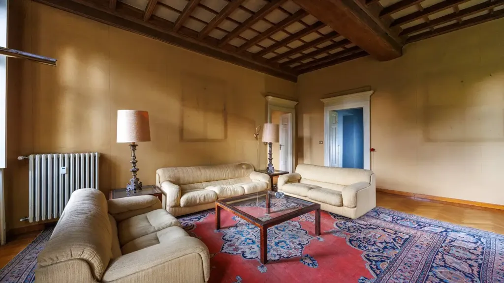 Séjour - Historic Apartment with Panoramic Terrace in Turin