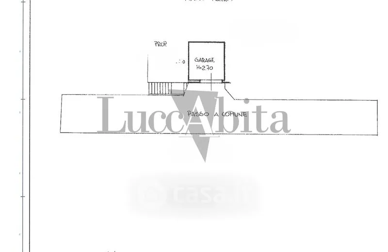 Plaan - Apartment with Terrace in Lucca