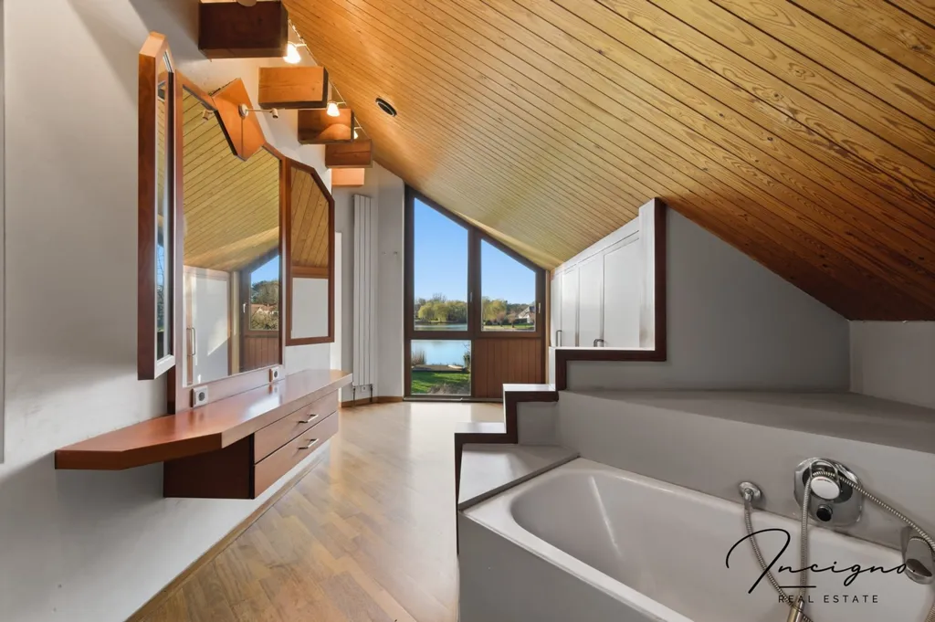 Bagni - Architectural House with Water View in Keerbergen