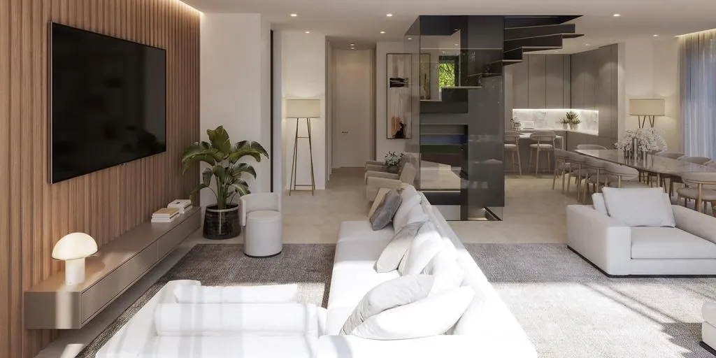Séjour - Contemporary Villa with Pool in Morelinho, Sintra