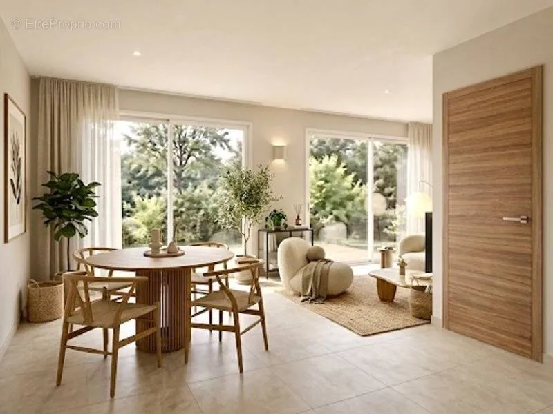 Söögituba - Duplex with Garden and Terrace in Vieugy