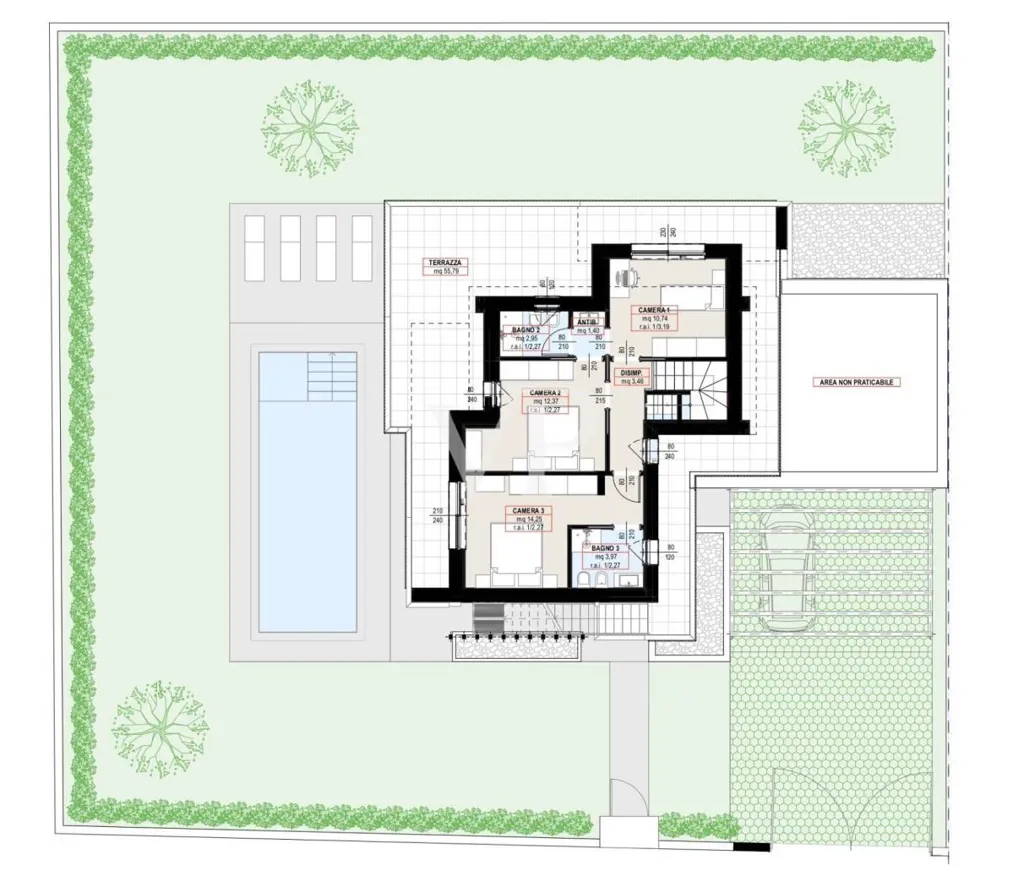 Plaan - Contemporary Villa with Pool in Moniga del Garda