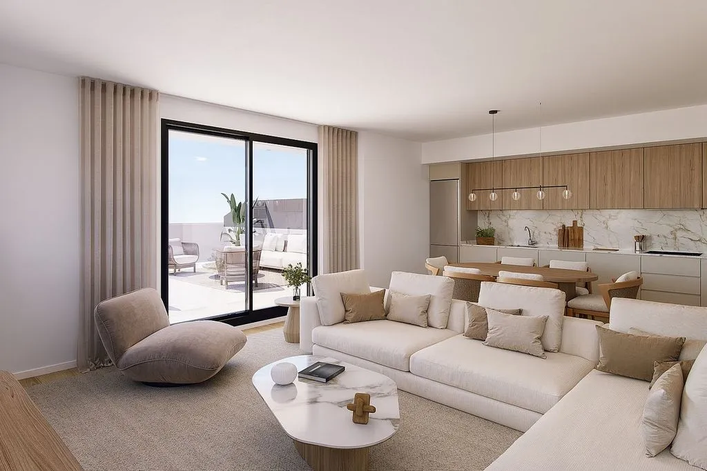 Séjour - New Flat with Pool in La Alquería