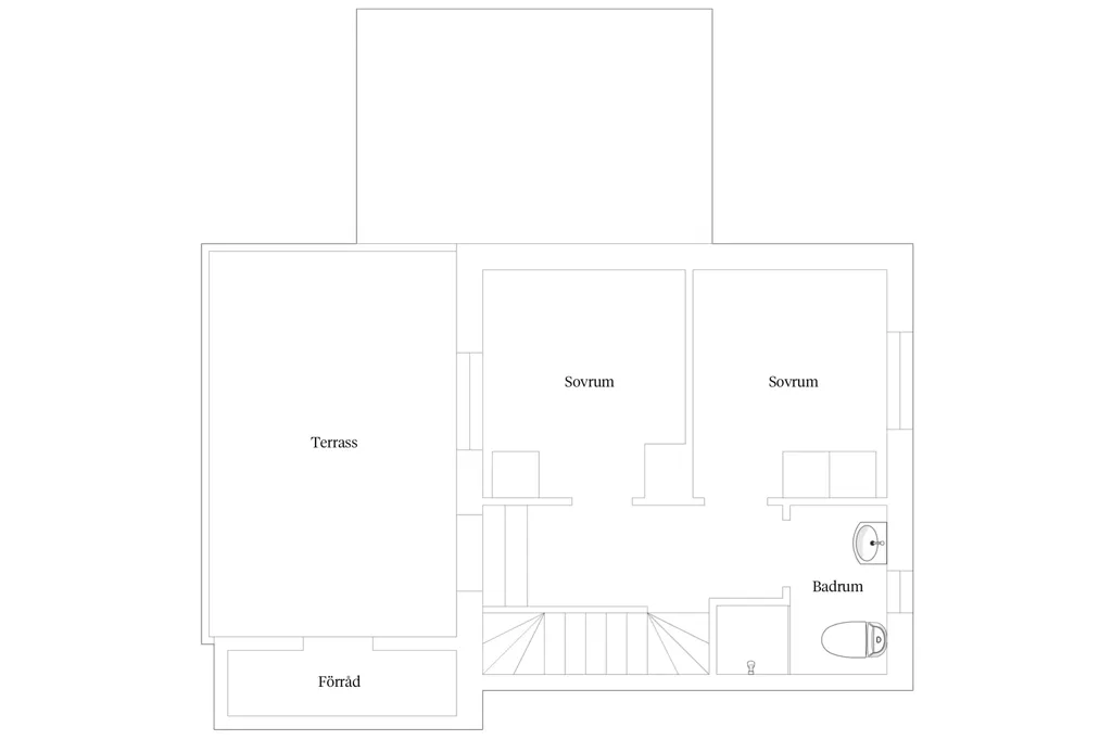Planimetria - Apartment with Terraces in Central Location