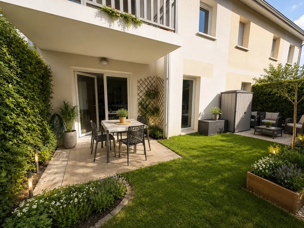 Aed - T3 Flat with Garden in Montussan