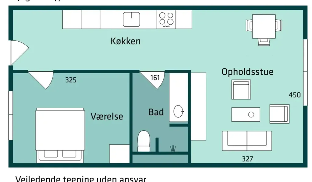 Plaan - Two-Bedroom Apartment in Aarhus V
