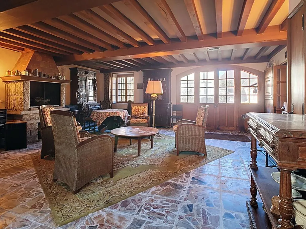 Soggiorno - Spacious House with Dependencies in La Roche-en-Brenil