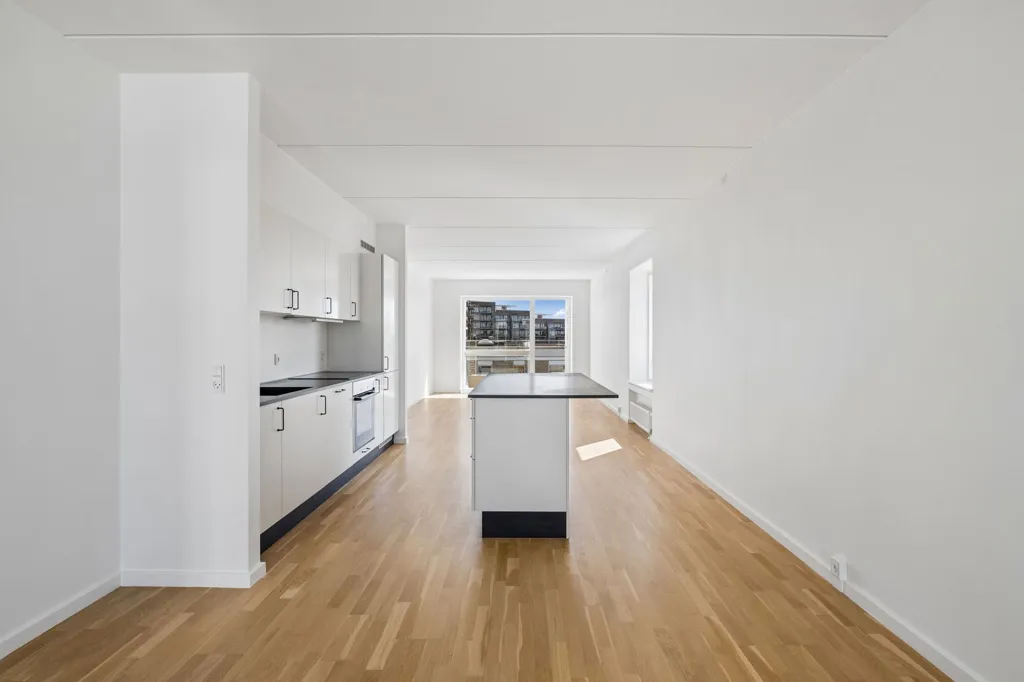 Köök - Apartment with Sea View in Copenhagen S