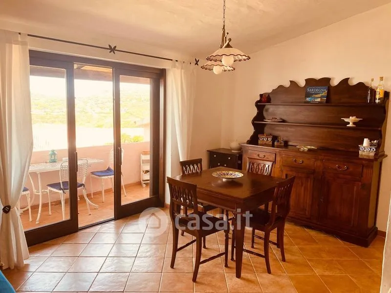 Dining Room - Apartment with Balcony and Pool in Arzachena