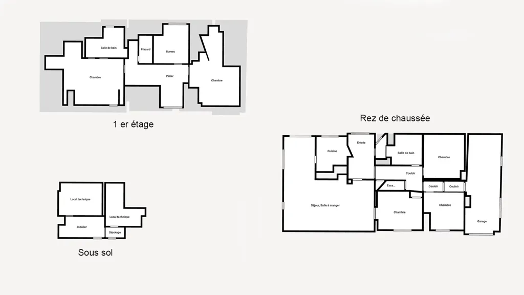 Plan - Maison détachée avec jardin et terrasse à Hem