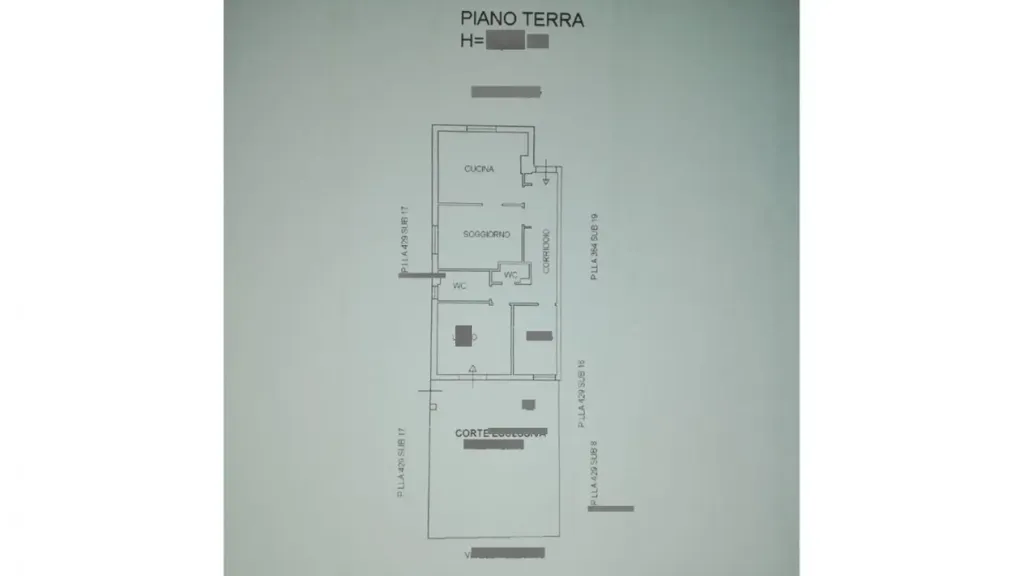 Plan - Terraced Apartment with Garden in Dipignano