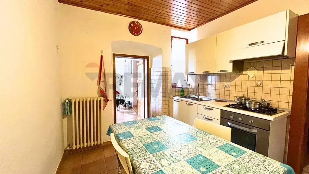Köök - Apartment with Balcony View in Porto Azzurro