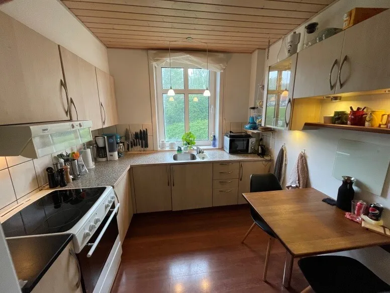 Köök - Loft-Style Apartment with Garden in Hobro