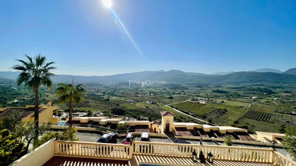 Terrasse - Luxury Villa with Pool in Jalon Valley, Valencia