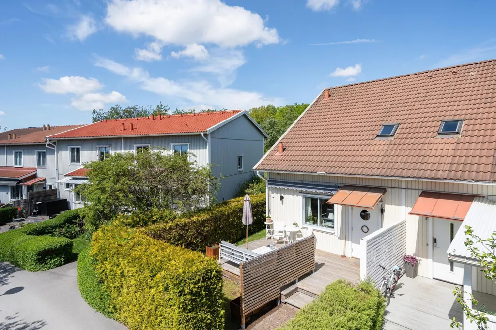Vue aérienne - Charming House with Garden in Hjulsbro