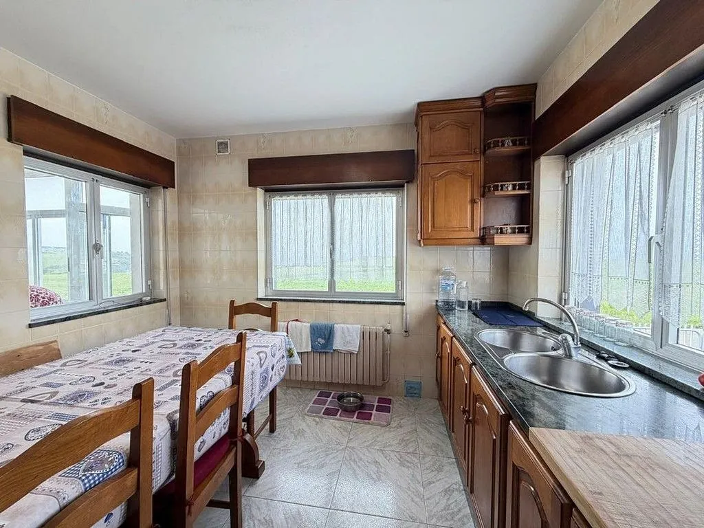 Köök - Chalet with Sea View in Navia