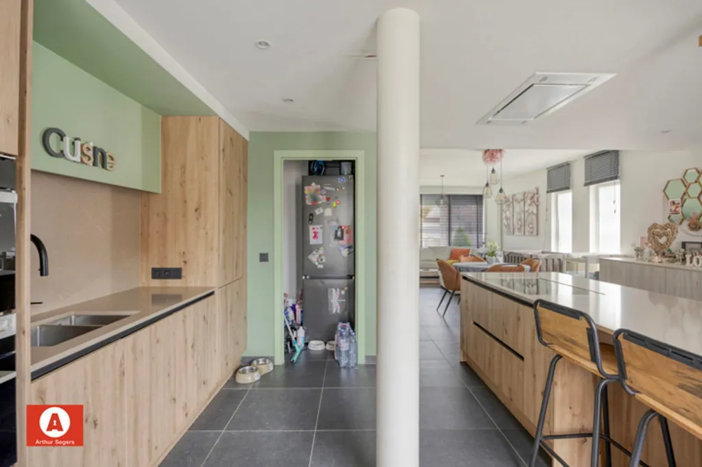 Köök - Energy-Efficient Half-Open Building in Peizegem
