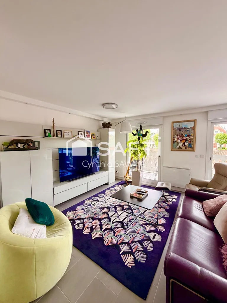 Living Room - Bright Apartment with Balconies in Arcachon