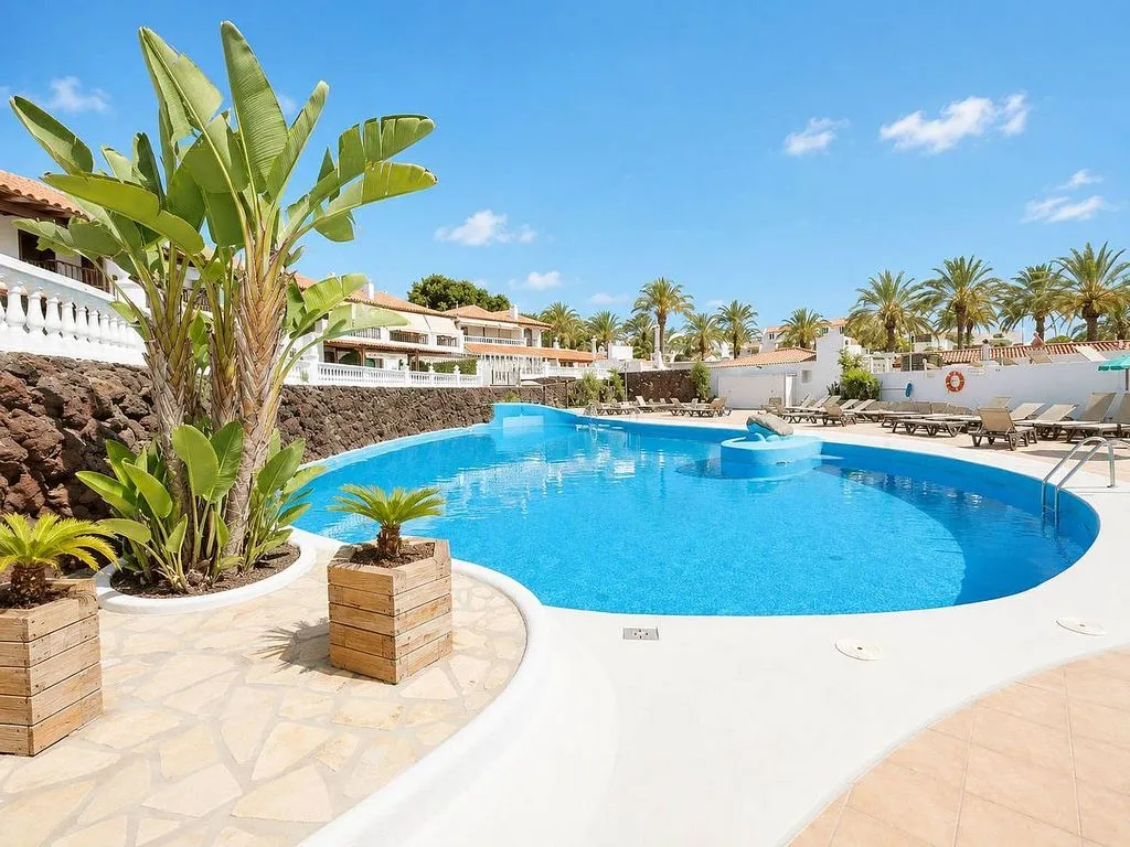 Pool - Studio with Terrace and Pool in Playa de las Américas