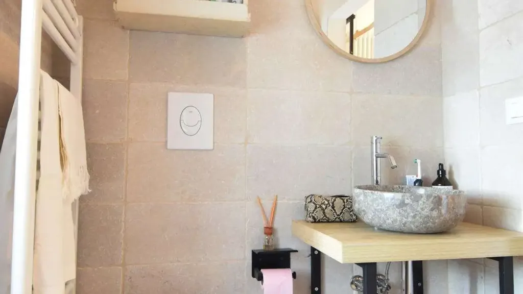Salles de bain - Restored Apartment with Balcony and Terrace in Carovigno