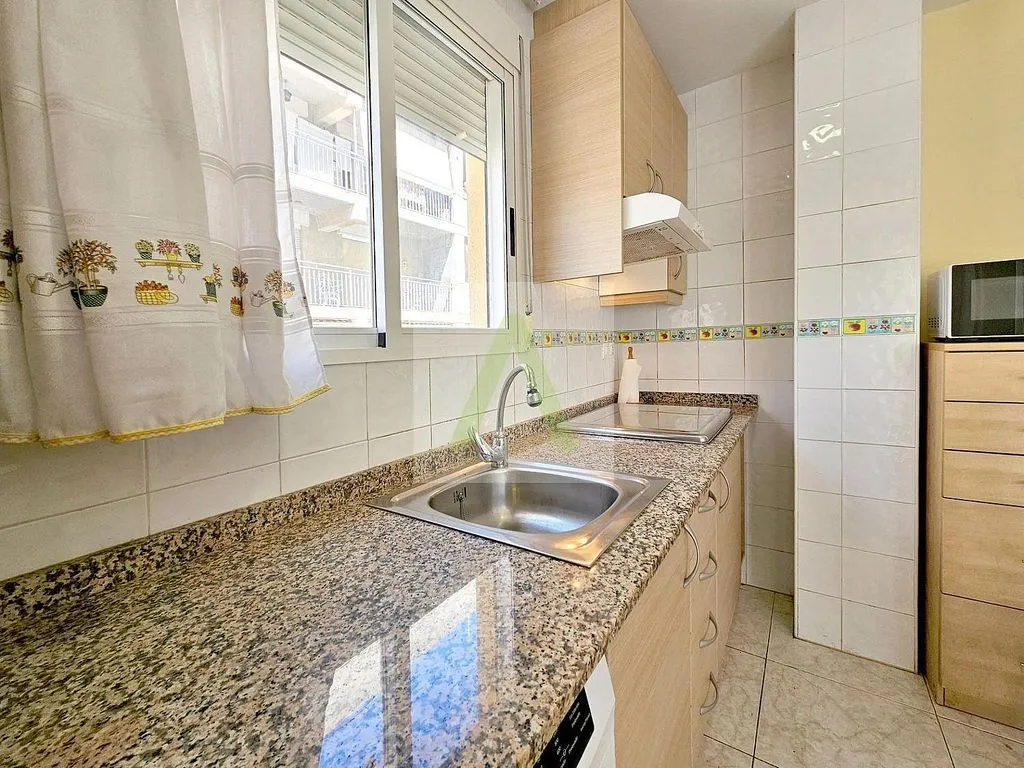 Kitchen - Apartment with Terrace in Oropesa del Mar Centre