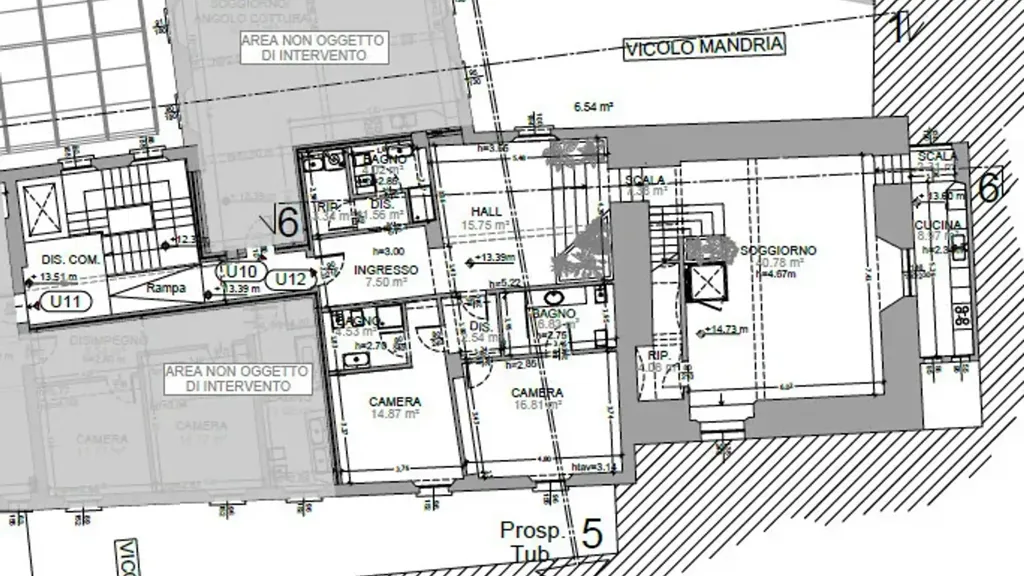 Plan - Historic Tower with Panoramic Views in Bologna