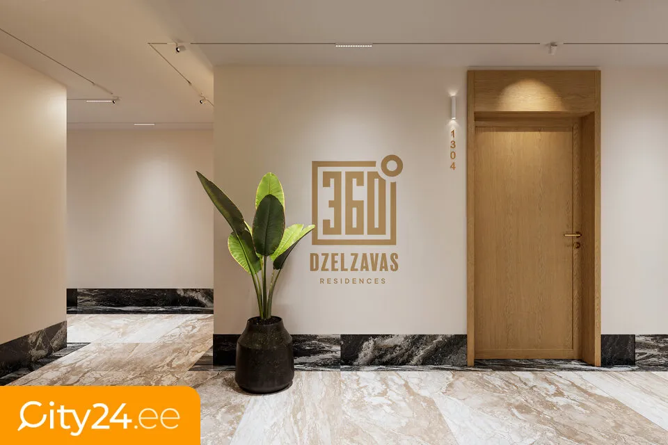 Entrée - Modern Apartments with 360° Views in Riga