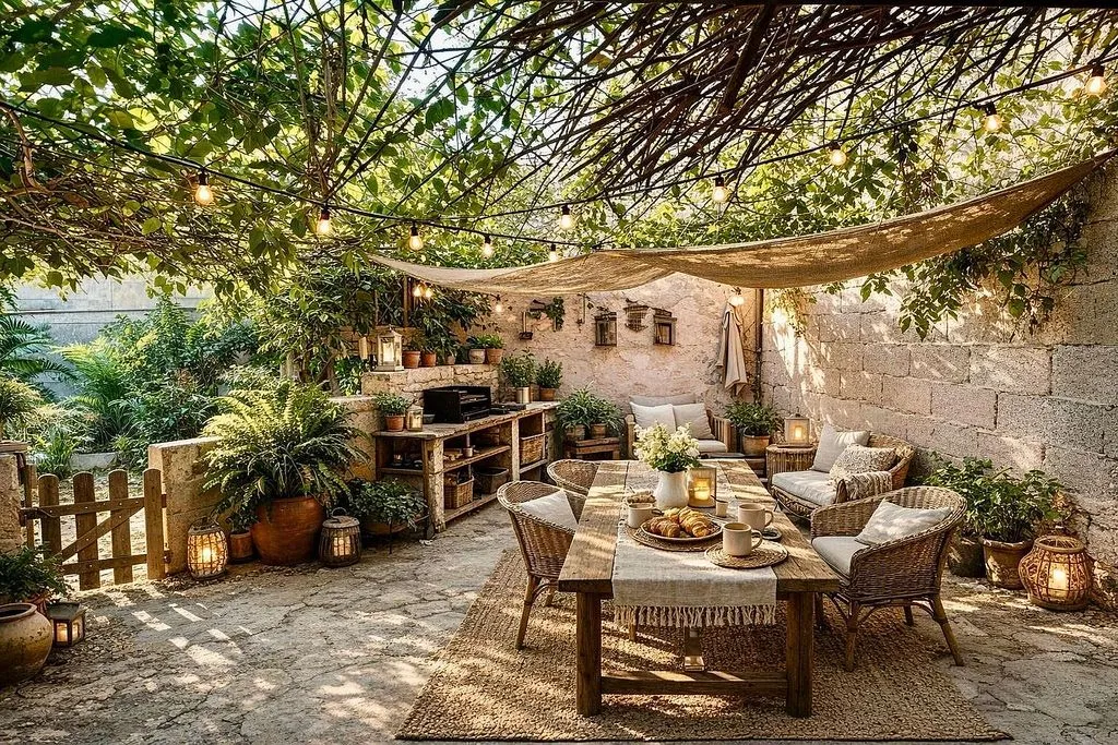 Terrass - Chalet with Garden and Terrace in Son Cladera