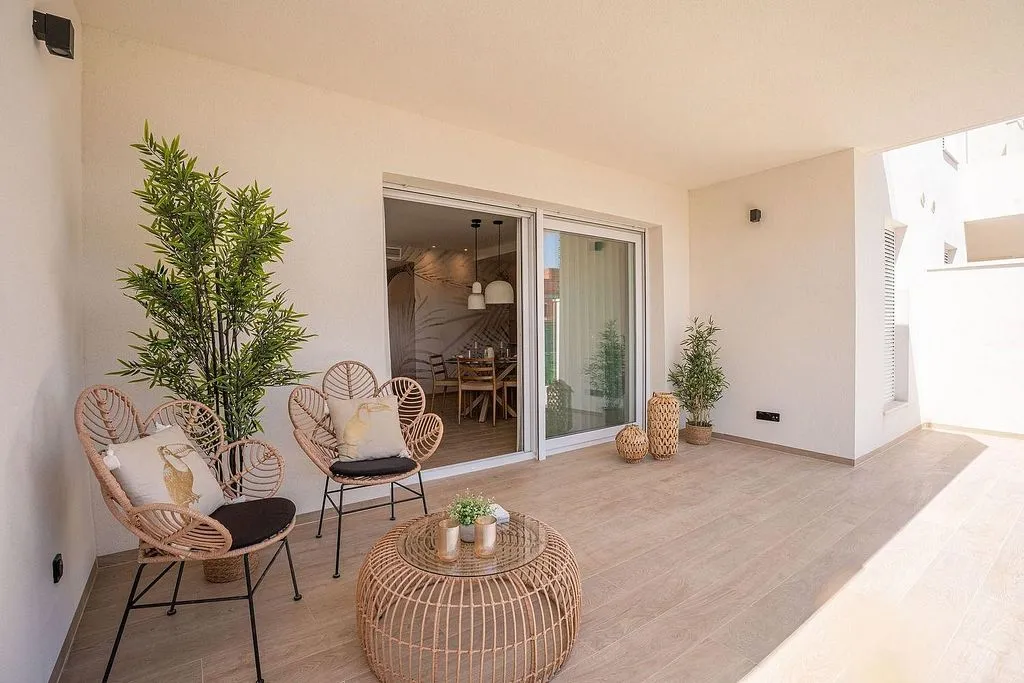Terrasse - Bungalow with Private Pool in La Finca Golf, Algorfa