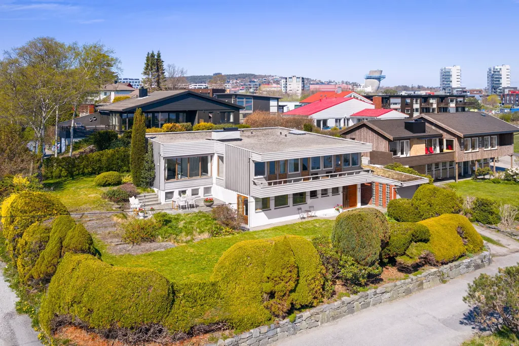 Vue aérienne - Architect-Designed Villa with Seafront in Boganesstraen
