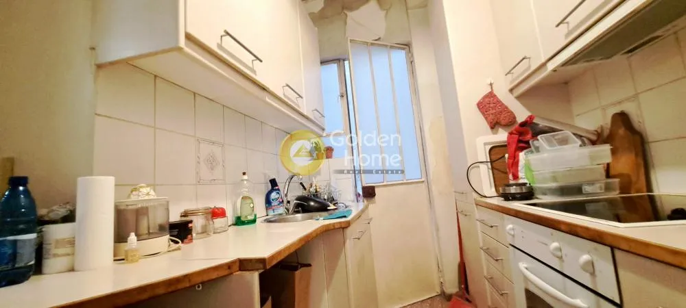 Köök - Apartment with Balcony in Nea Ionia