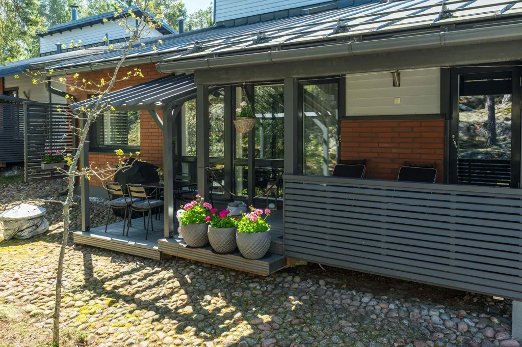 Terrasse - Architectural House with Sea View in Naantali