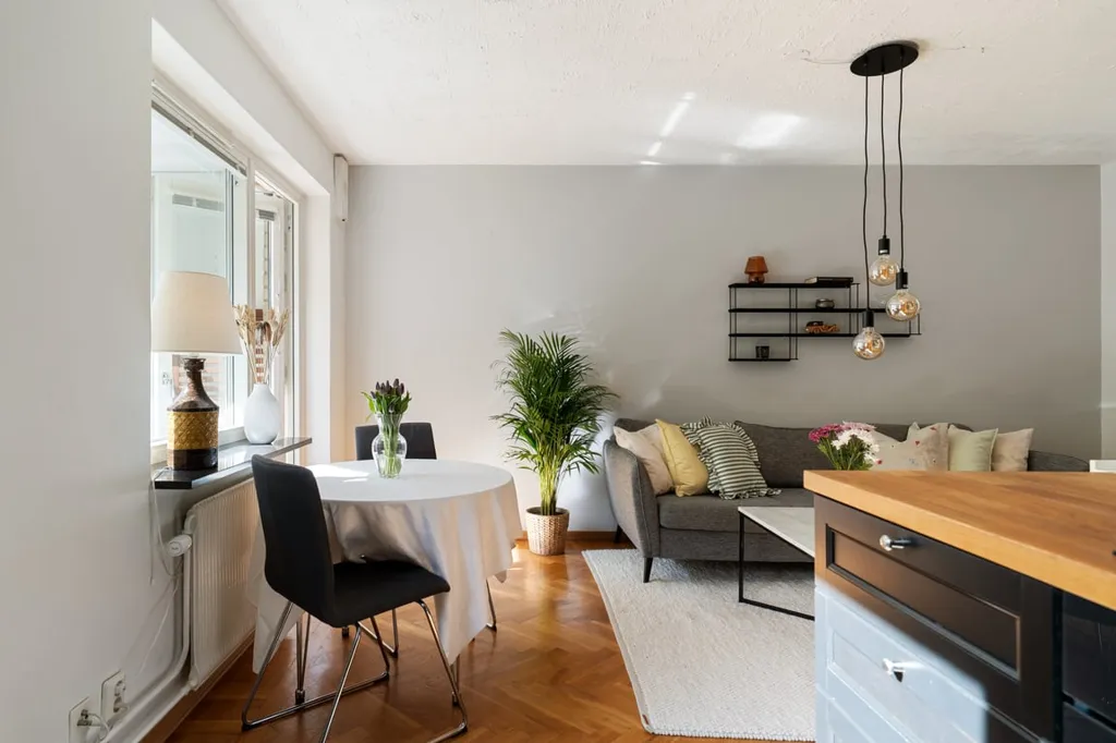 Köök - Modernised 1.5-Bedroom Flat with West-Facing Balcony in Göteborg