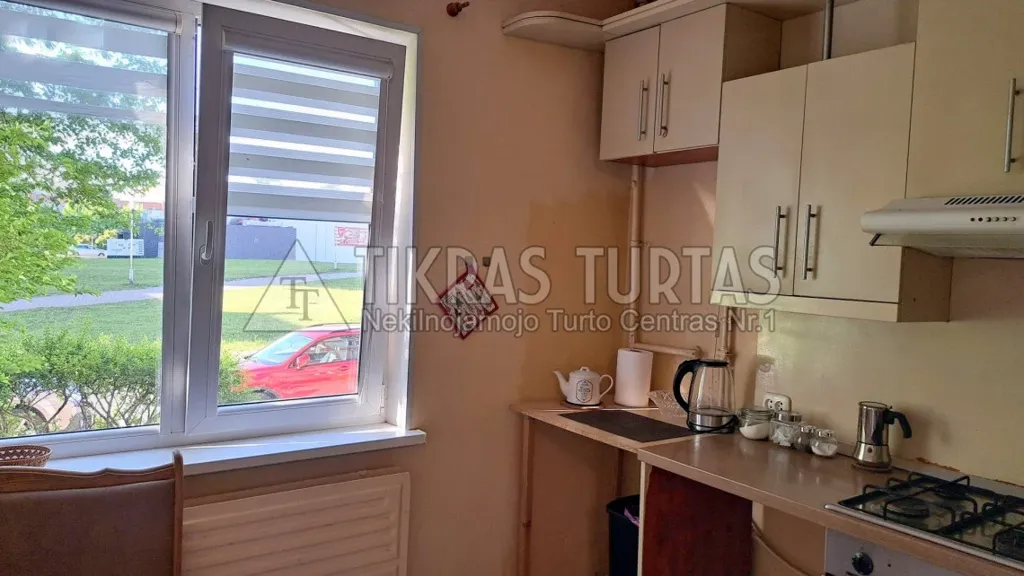 Köök - Two-Bedroom Apartment with Balcony in Klaipėda
