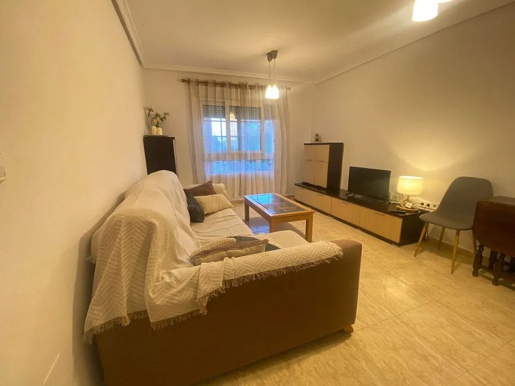 Séjour - Furnished Flat with Garage in Ronda Sur