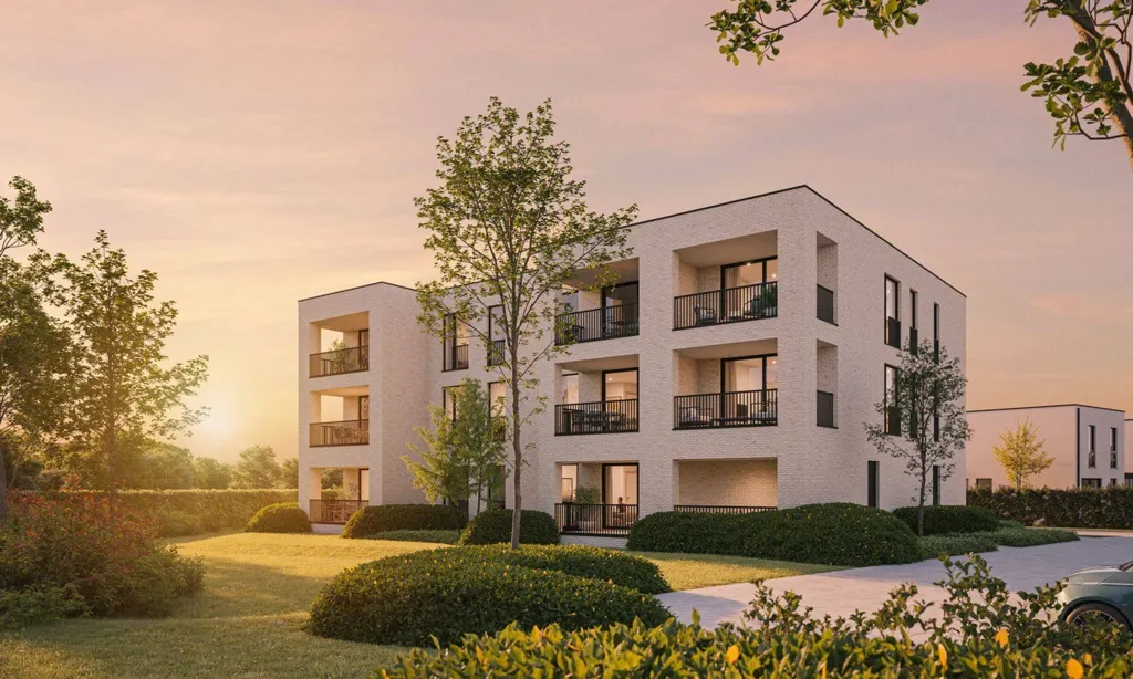 Maison moderne avec garage intégré à Sijsele