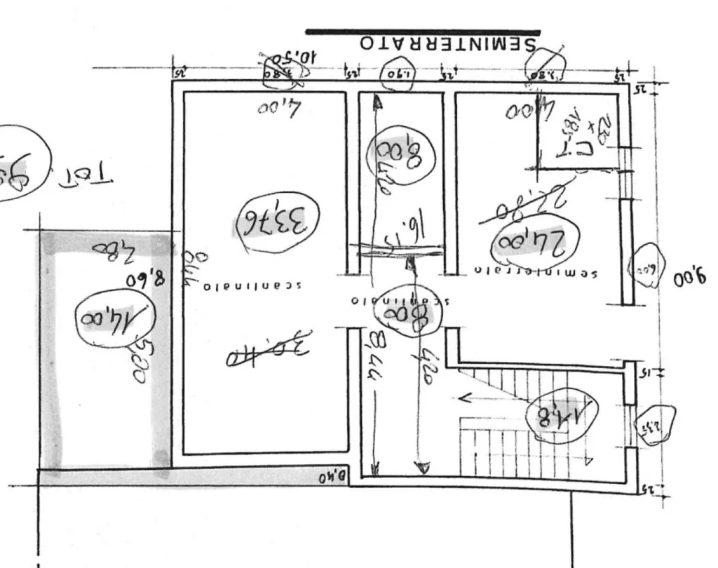 Floor Plan - Panoramic Semi-Detached Villa in Serramazzoni
